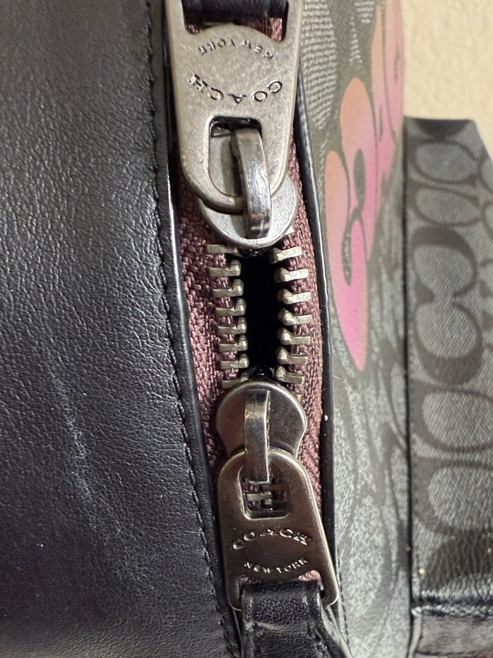 Coach Charlie Graffiti Backpack in Signature Canvas - Picture 6 of 12